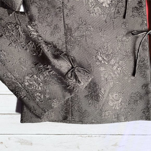 Kasper Black Long Sleeve Evening Jacket (New) - Picture 4 of 9